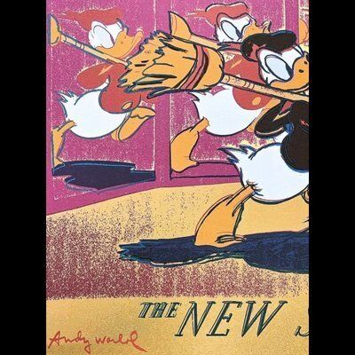 After Andy Warhol, Donald Duck Purple, 1980s, Print photo for sale