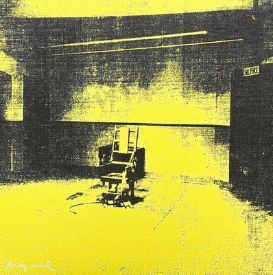 Andy Warhol, Electric Chair Yellow, 1980s, Print