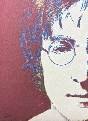 Andy Warhol, John Lennon Red Brown, 1980s, Print photo Art