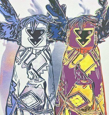 Andy Warhol, Kachina Dolls, 1980s, Print photo furniture