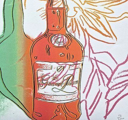 Andy Warhol, La Grande Passion Green Red, 1980s, Print photo furniture