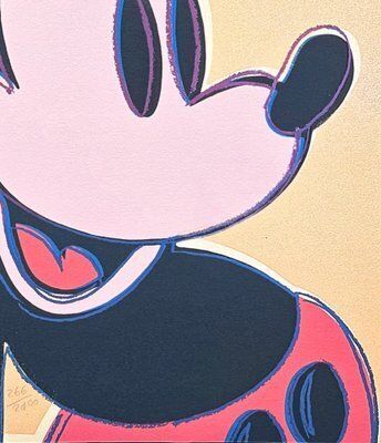 Andy Warhol, Mickey Mouse Brown Gold, 1980s, Print photo for sale