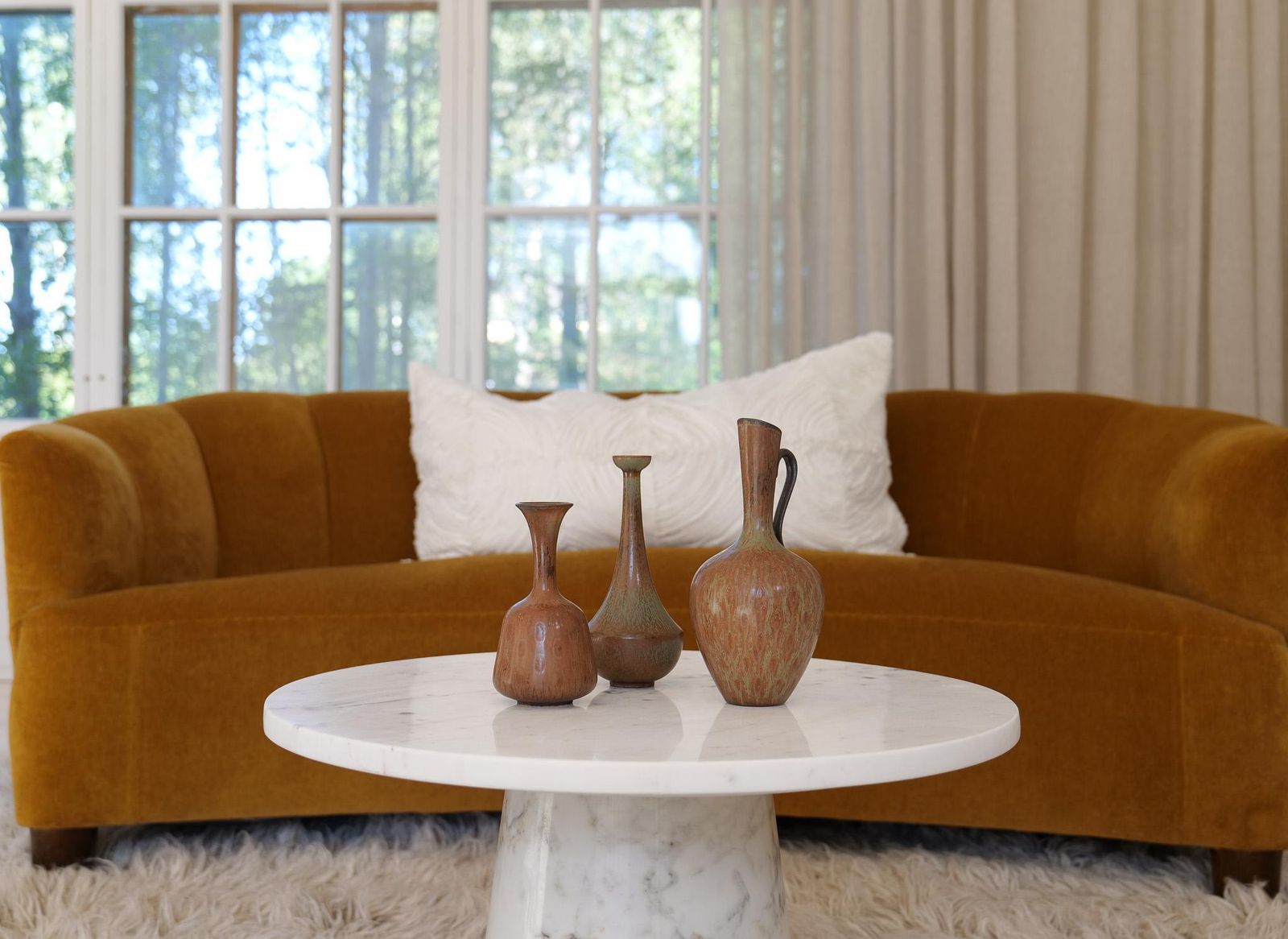 Collection Of 3 Ceramic Vessels By Gunnar Nylund Rörstrand Sweden, 1950s photo Home Decor