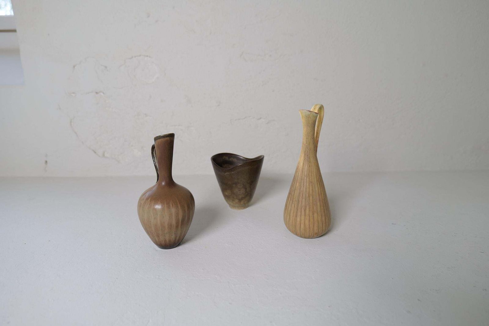 photo furniture Collection Of 3 Ceramic Vessels By Gunnar Nylund Rörstrand Sweden, 1950s