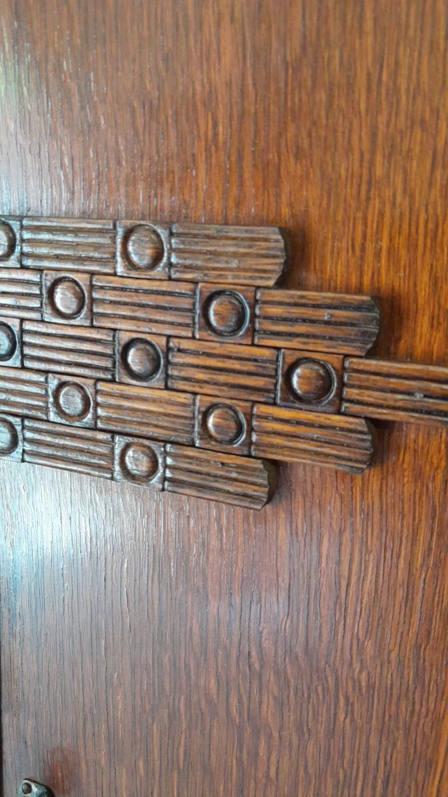 Art Deco Solid Oakb 2 Door Wardrobe With Original Handles  Lock And Key photo buy