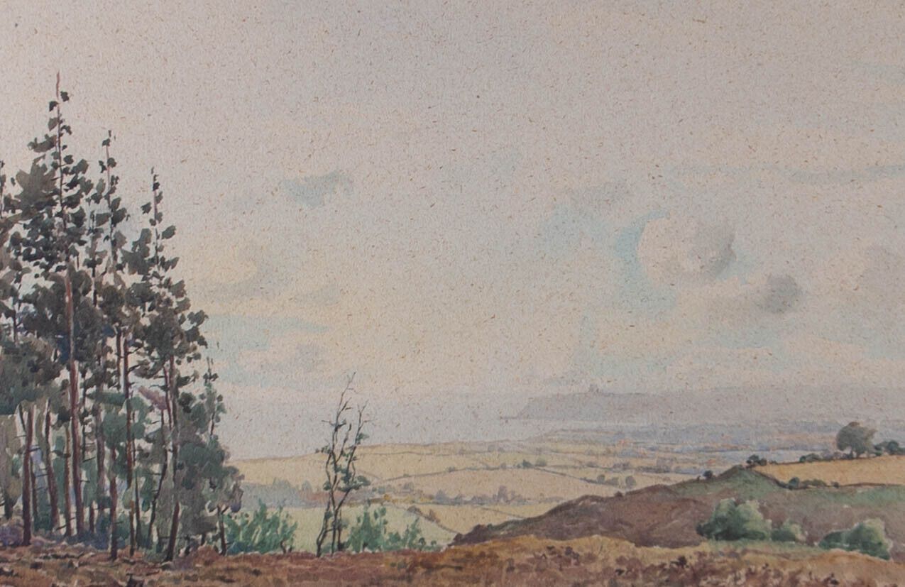 L.G. Saunders   1935 Watercolour, Scarborough From The Woods photo furniture