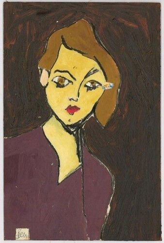 Ben Carrivick   Contemporary Oil, Wearing Brown photo furniture