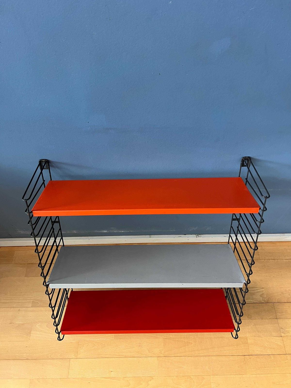 Orange, Red And Gray Tomado Vintage Modular Wall System   Shelves   Unit