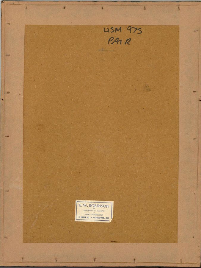 A.F. Remmett   20th Century Graphite Drawing, Zacharias And Ezechiel photo for sale