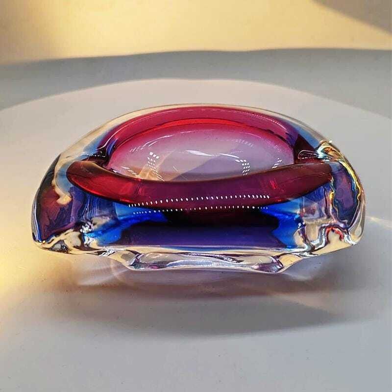 1960s Ashtray Or Catch All In Murano Glass. Made In Italy. photo for sale