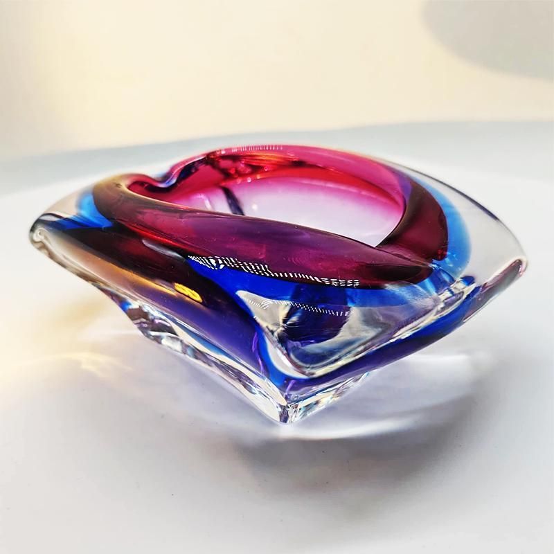 1960s Ashtray Or Catch All In Murano Glass. Made In Italy. photo Home Decor