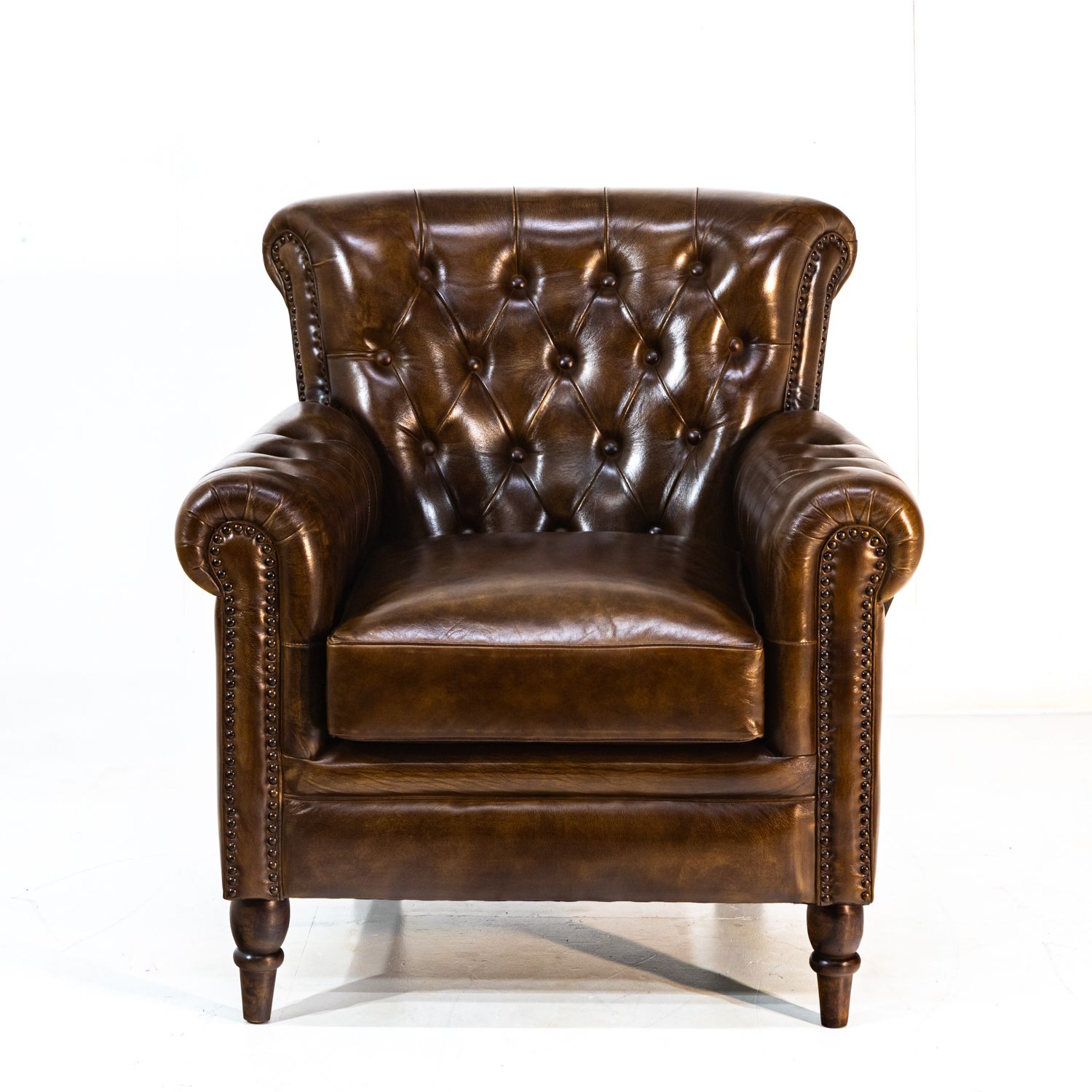 Leather Arm Chair Mh 2811 Cig, Mid 20th Century