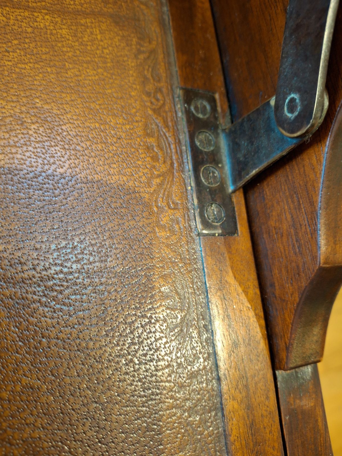 Furniture Theodore Alexander Campaign Desk, Possibly The Kaye, Brooksby photo