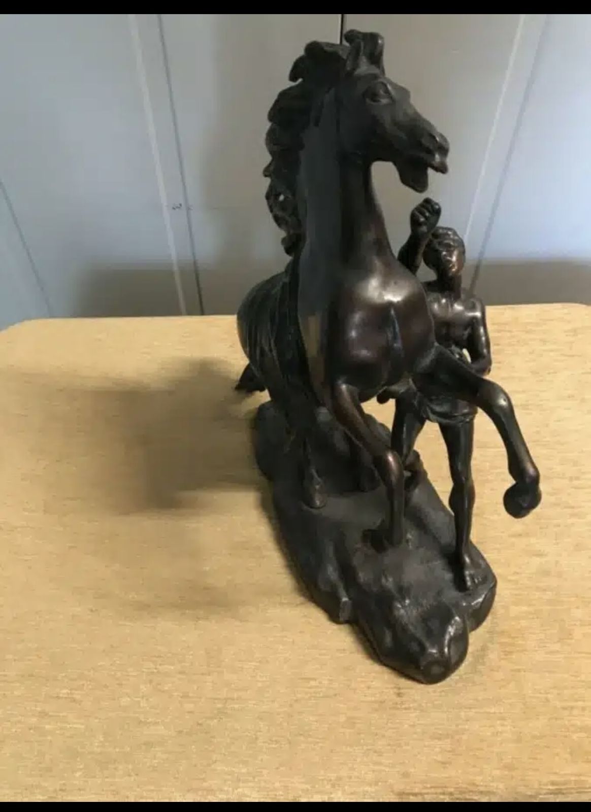 Antique Marley Horses Bronze photo furniture