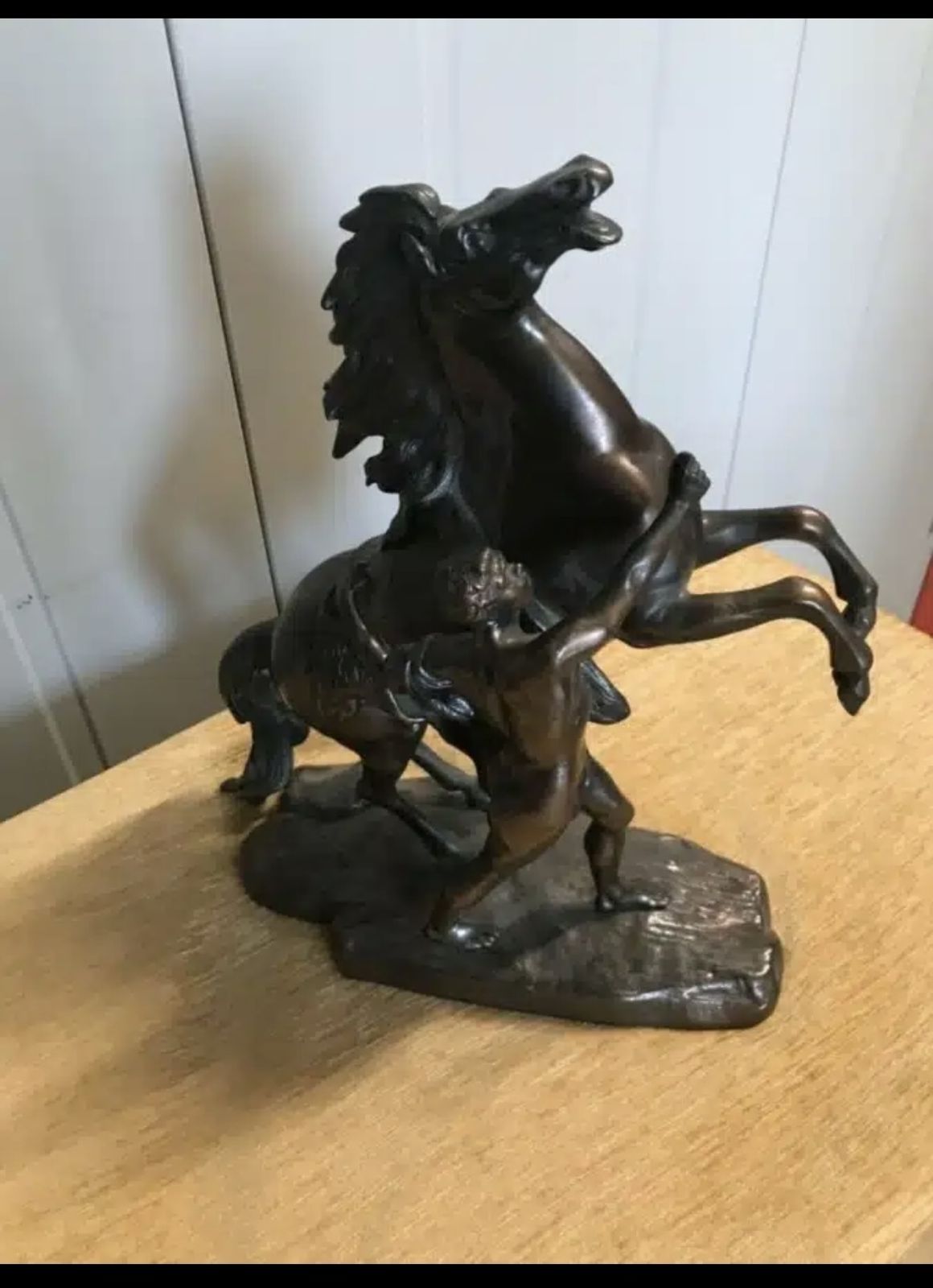 Antique Marley Horses Bronze photo vinterior