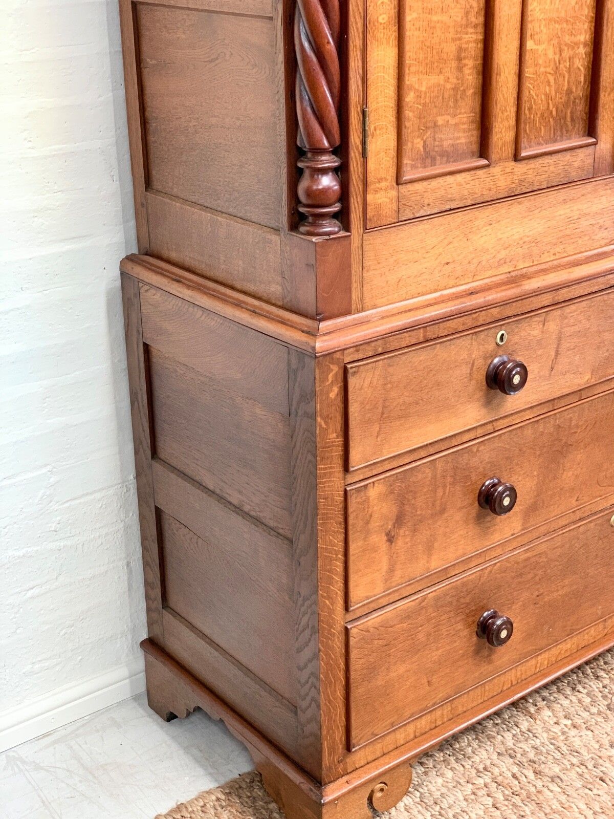 Oak Linen Press/Housekeeping Cupboard photo vintage