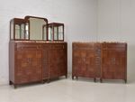 photo buy Antique! Restored Art Deco 1925 Mahogany Dresser Sideboard Dining Room