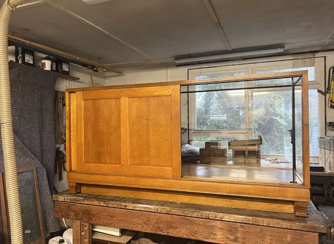 Antique Shop Display Counter Parquet photo buy