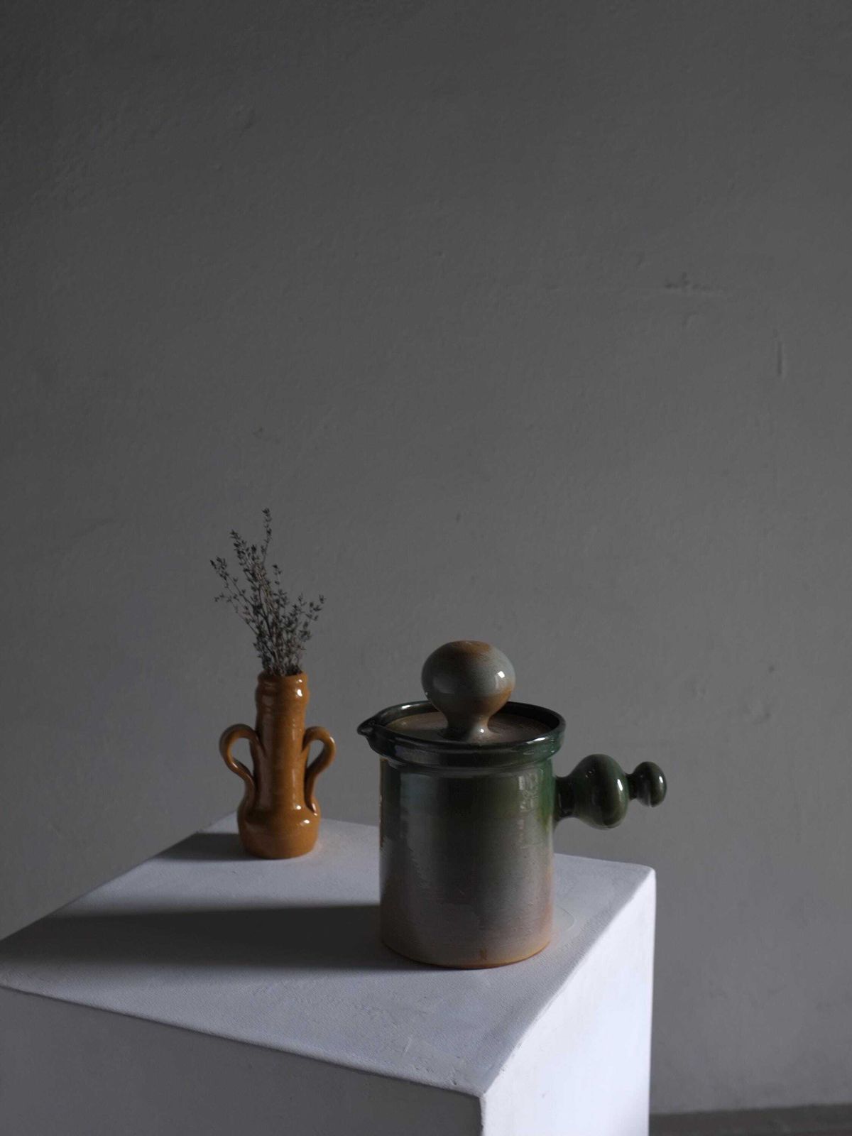 Primitive Bud Vase Candle Holder | 1970s photo Home Decor