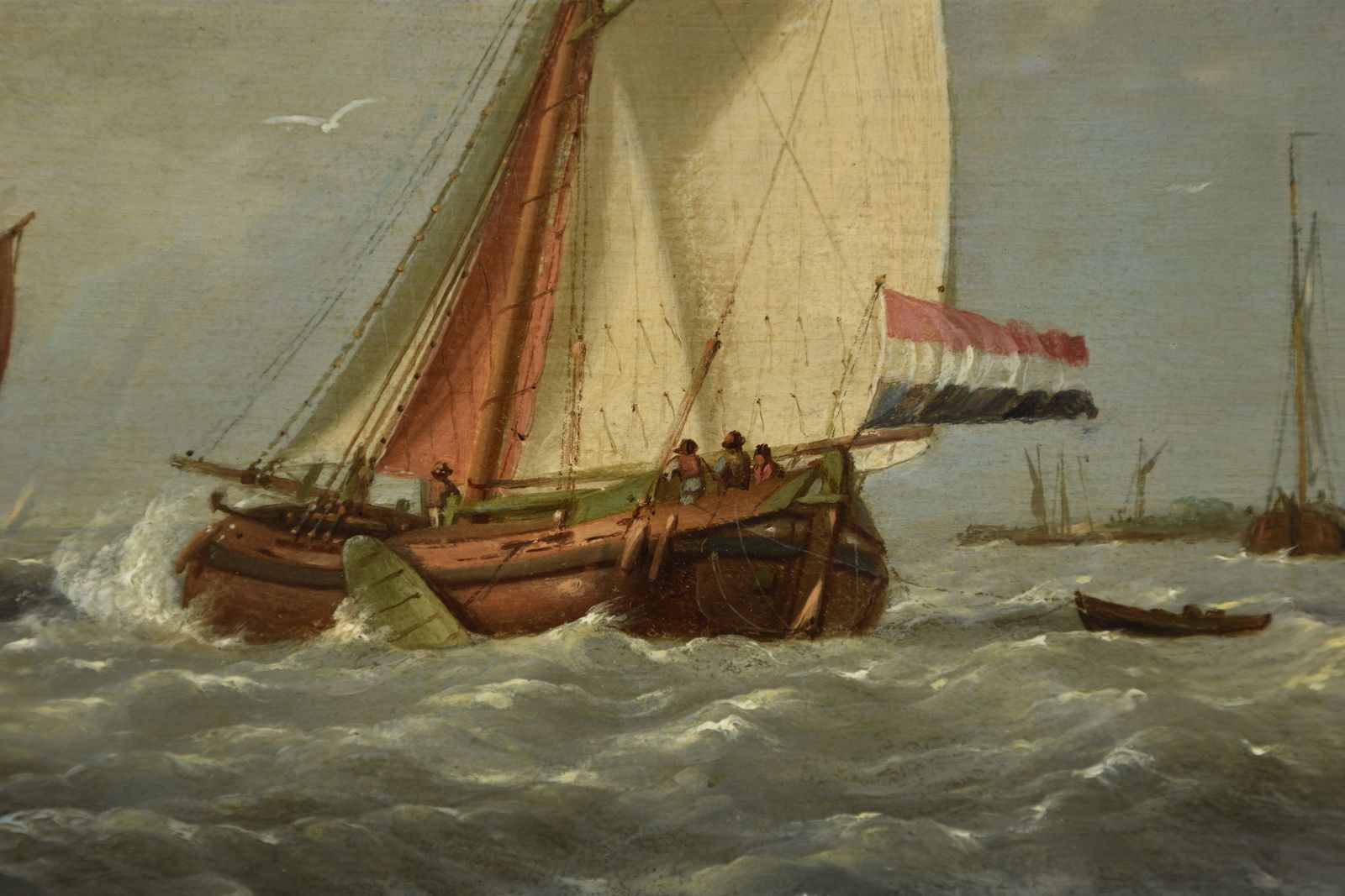 Hermanus Koekkoek, Ships Off The Dutch Coast (Circa 1850) photo furniture