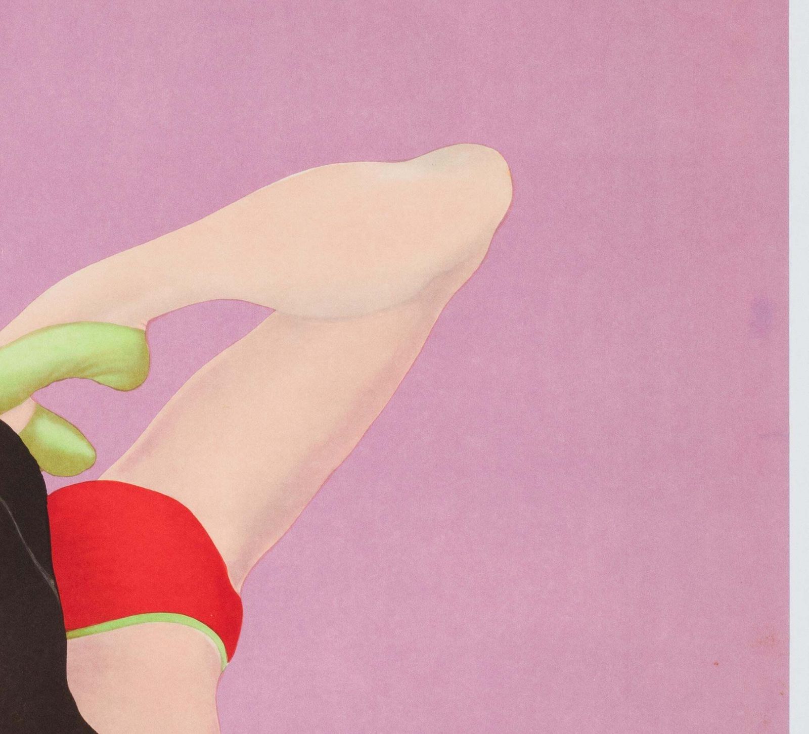 Cyrk Mona Lisa Contortionist R1970s Polish Circus Poster, Maciej Urbaniec photo vinterior