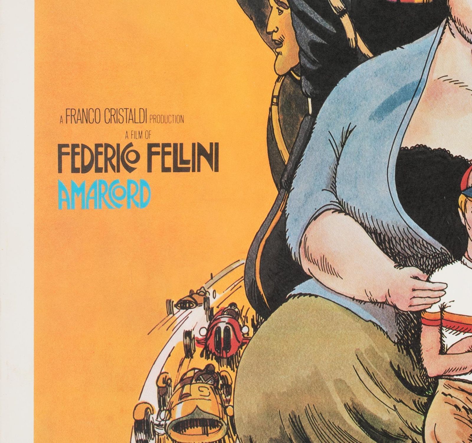 Amarcord 1974 Japanese B2 Film Poster, Giuliano Geleng photo 434.0