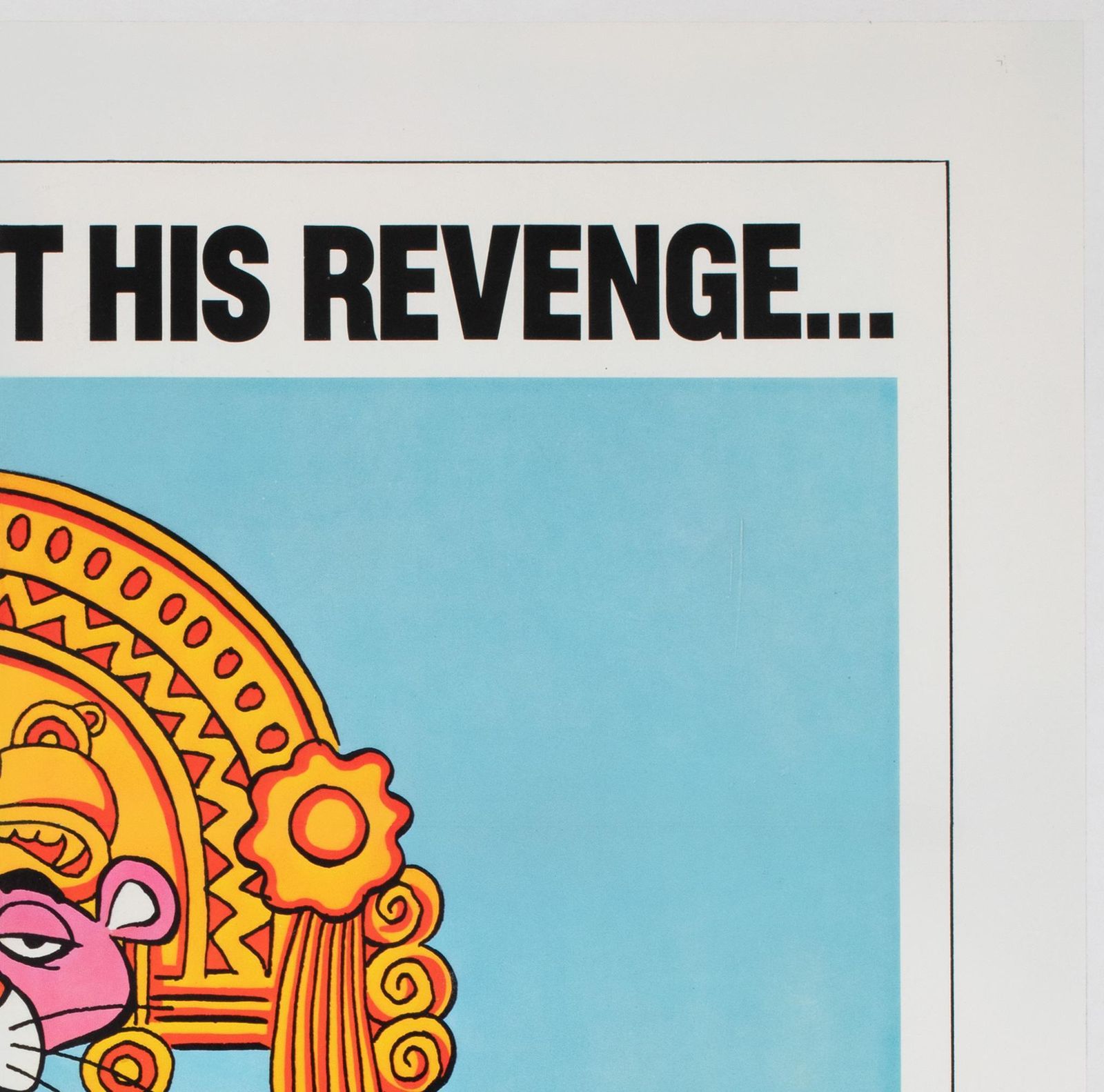 "Revenge Of The Pink Panther 1987" Us 1 Sheet Film Poster, Advanced Style B photo Art