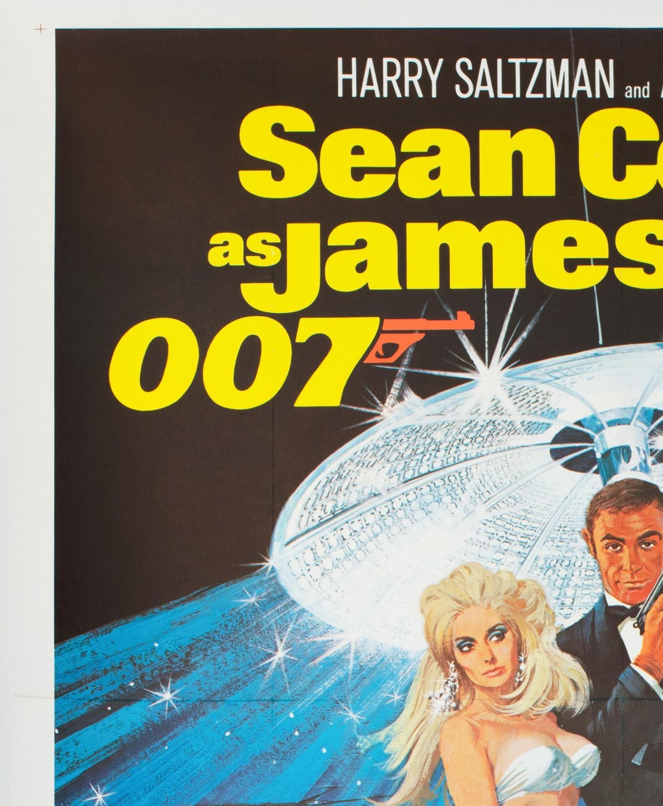 Diamonds Are Forever  1971 Us 3 Sheet Film Poster, Bond,  Robert Mcginnis photo for sale
