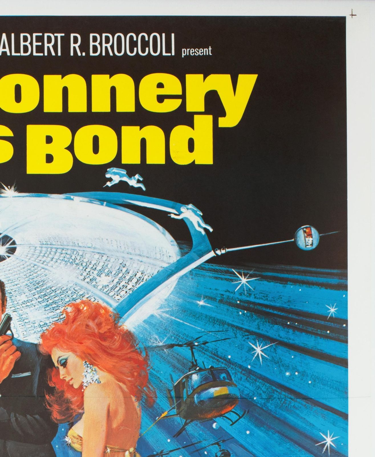 Diamonds Are Forever  1971 Us 3 Sheet Film Poster, Bond,  Robert Mcginnis photo Art