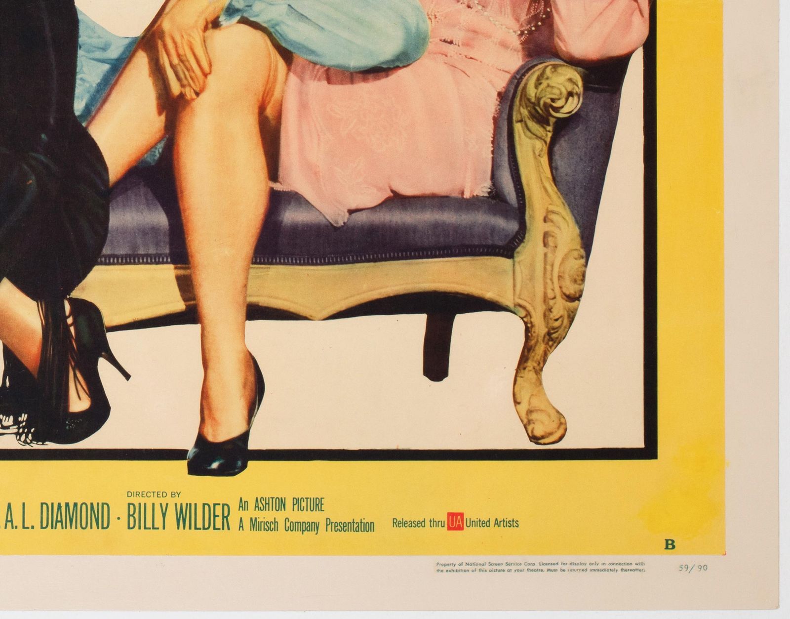 Some Like It Hot 1959 Us 1/2 Sheet Style B Film Poster photo vinterior