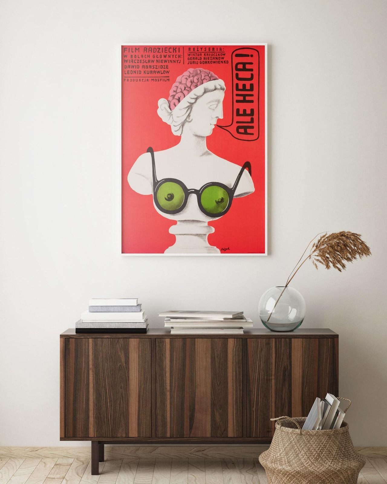 Ale Heca! 1976 Polish A1 Film Movie Poster, Jerzy Flisak photo furniture
