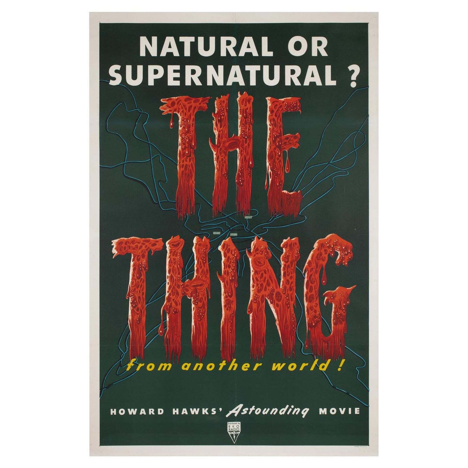 The Thing From Another World 1951 Us 1 Sheet Film Movie Poster