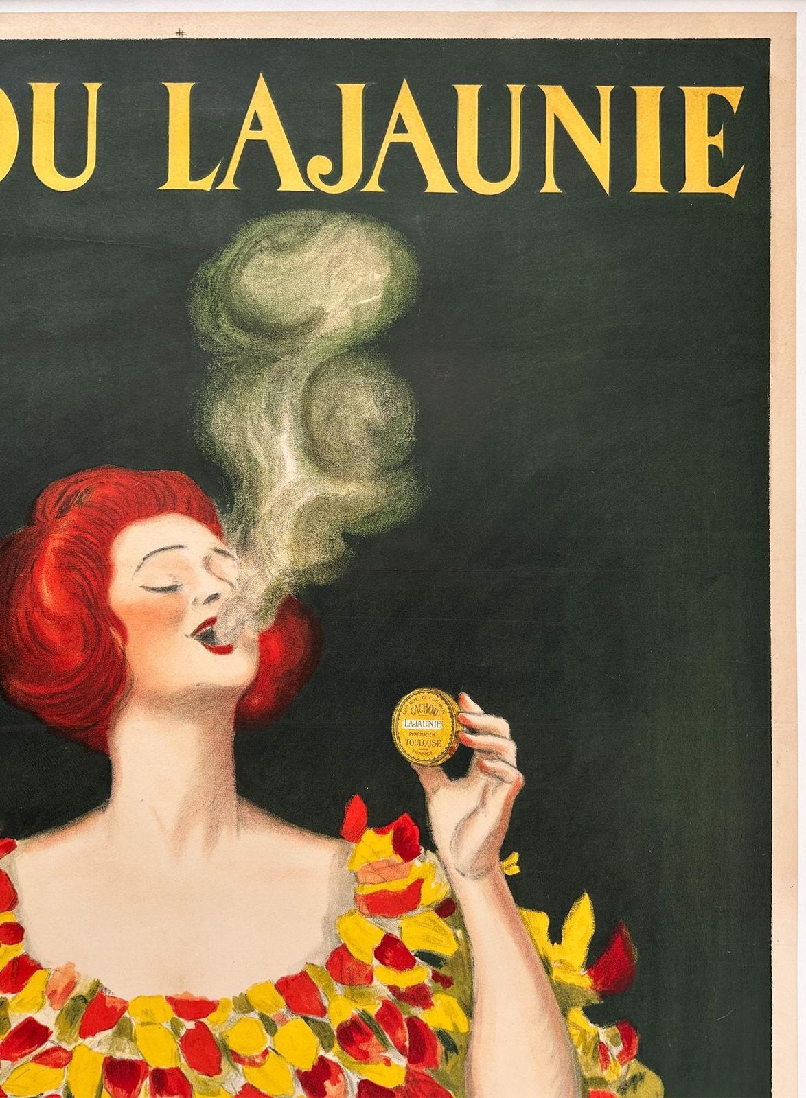 Cachou Lajaunie 1922 Vintage French Advertising Poster, Leonetto Cappiello photo Art