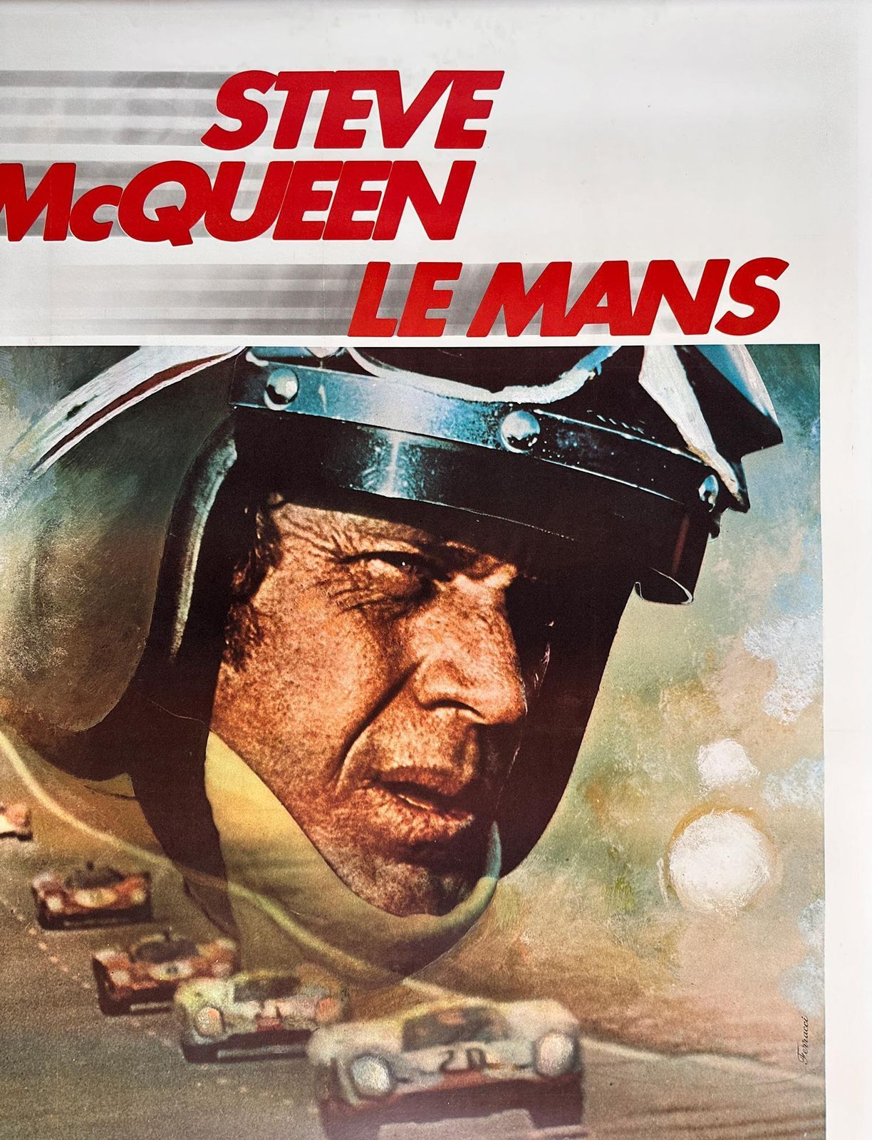Le Mans  R1971 French Grande Film Movie Poster, Rene Ferracci photo 4974.0