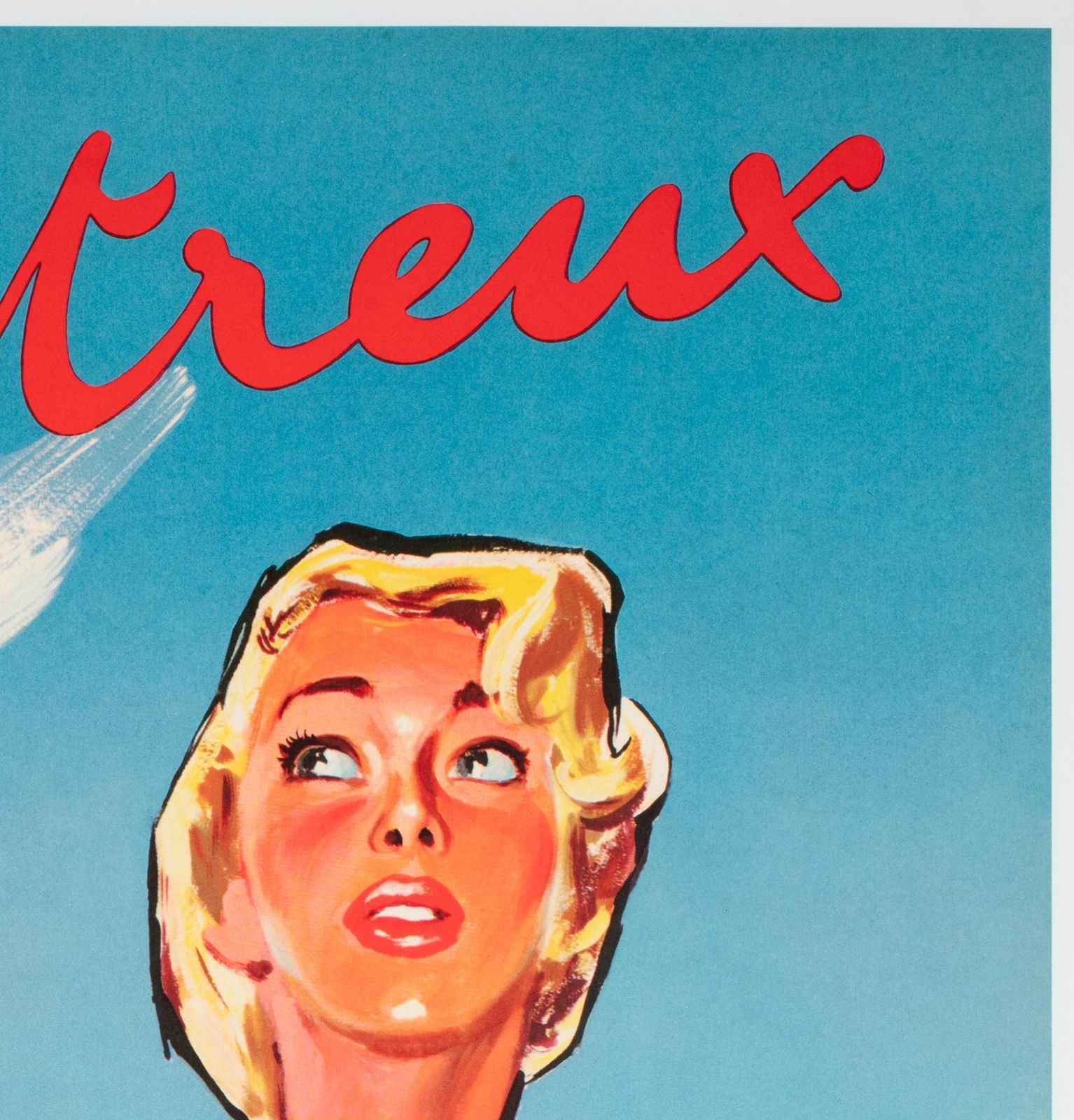 Montreux C1960s Travel Advertising Poster, Raymond Brenot photo Art