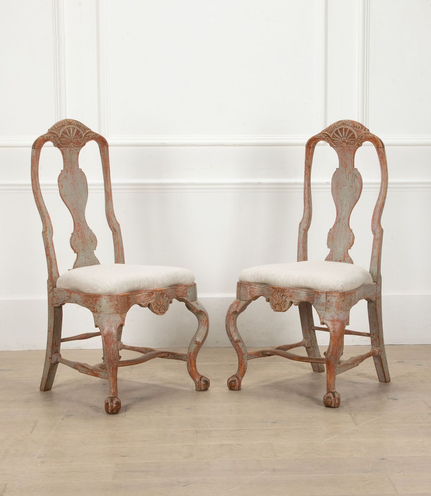 Pair Of Late 18th Century Swedish Rococo Chairs photo furniture