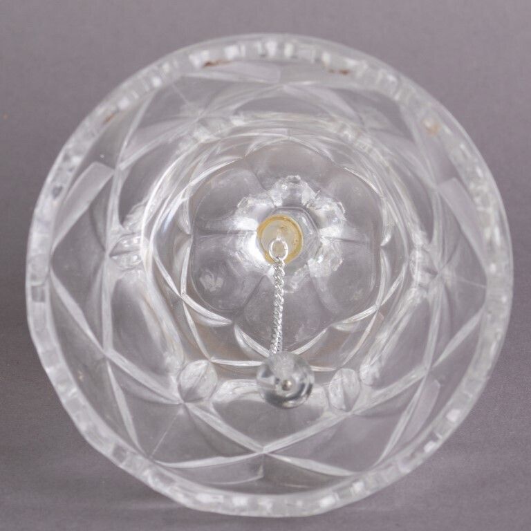Antique Crystal Glass Table Bell photo furniture