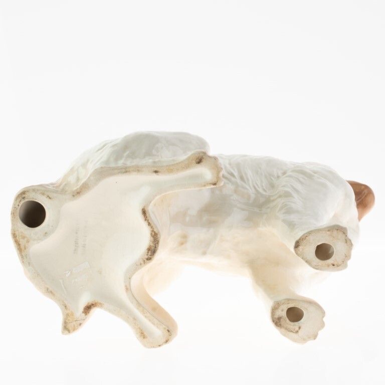 Mid Century English Ceramic Porcelain Pottery Dog Figure photo furniture