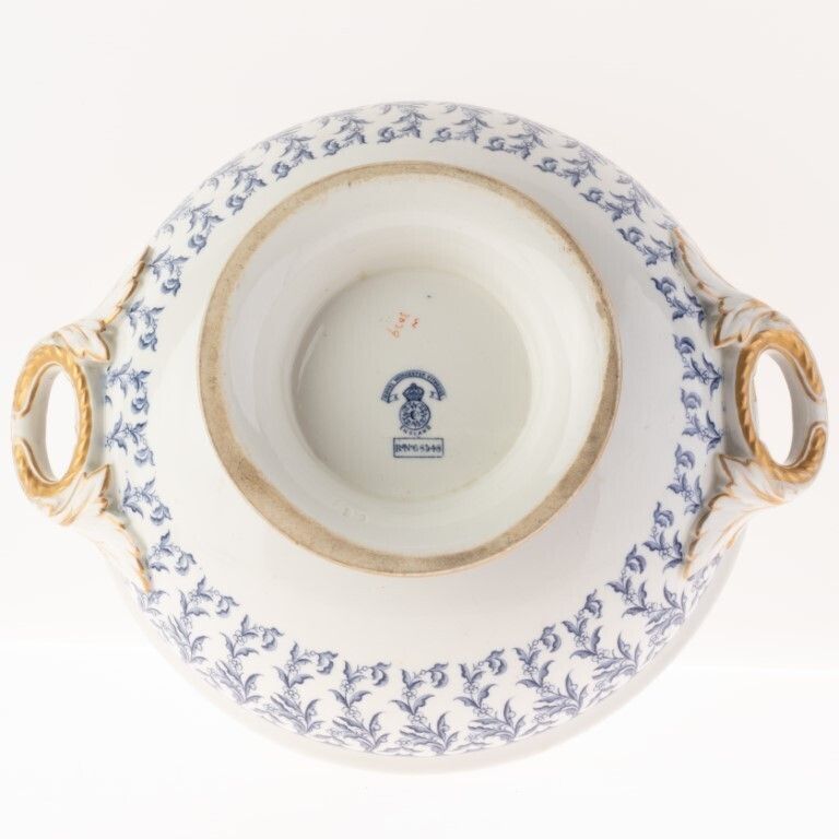Antique Royal Worcester Vitreous Porcelain Ceramic Bowl Early 19th Century photo furniture