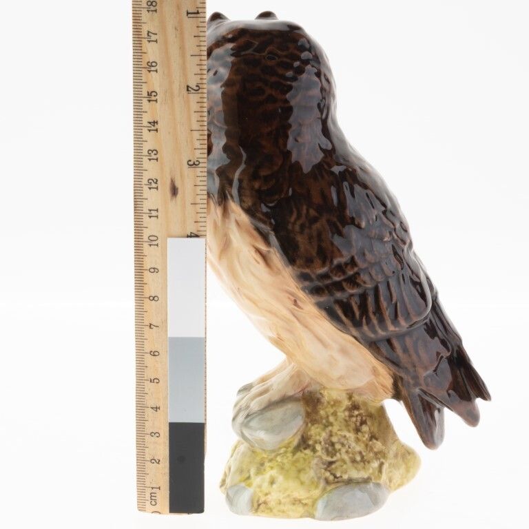 Royal Doulton English Porcelain Short Eared Owl Scotch Whisky Figure photo for sale