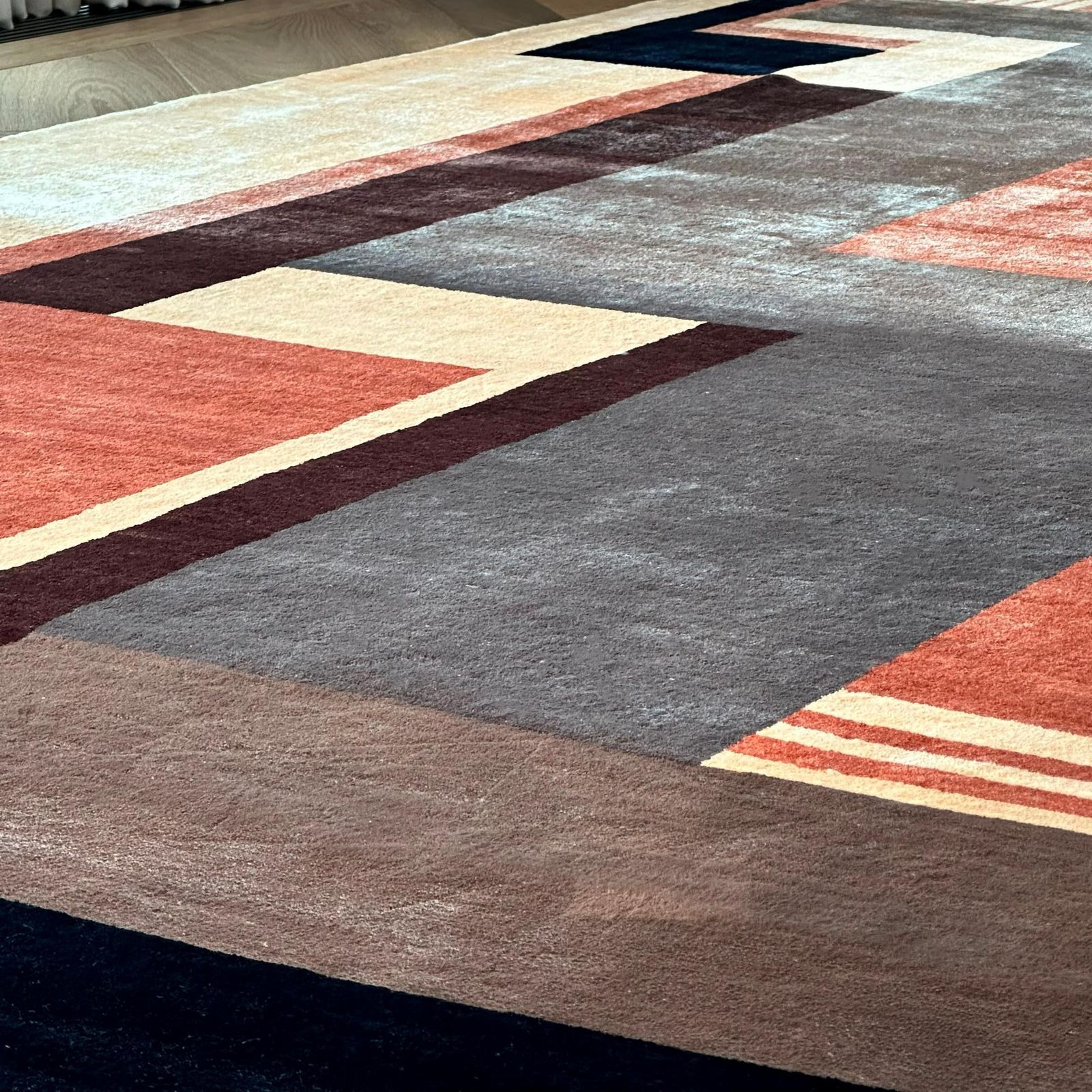 Hand Knotted Silk Rug By Boccara In The Style Of Ivan Da Silva Bruhns, 2009, France photo for sale