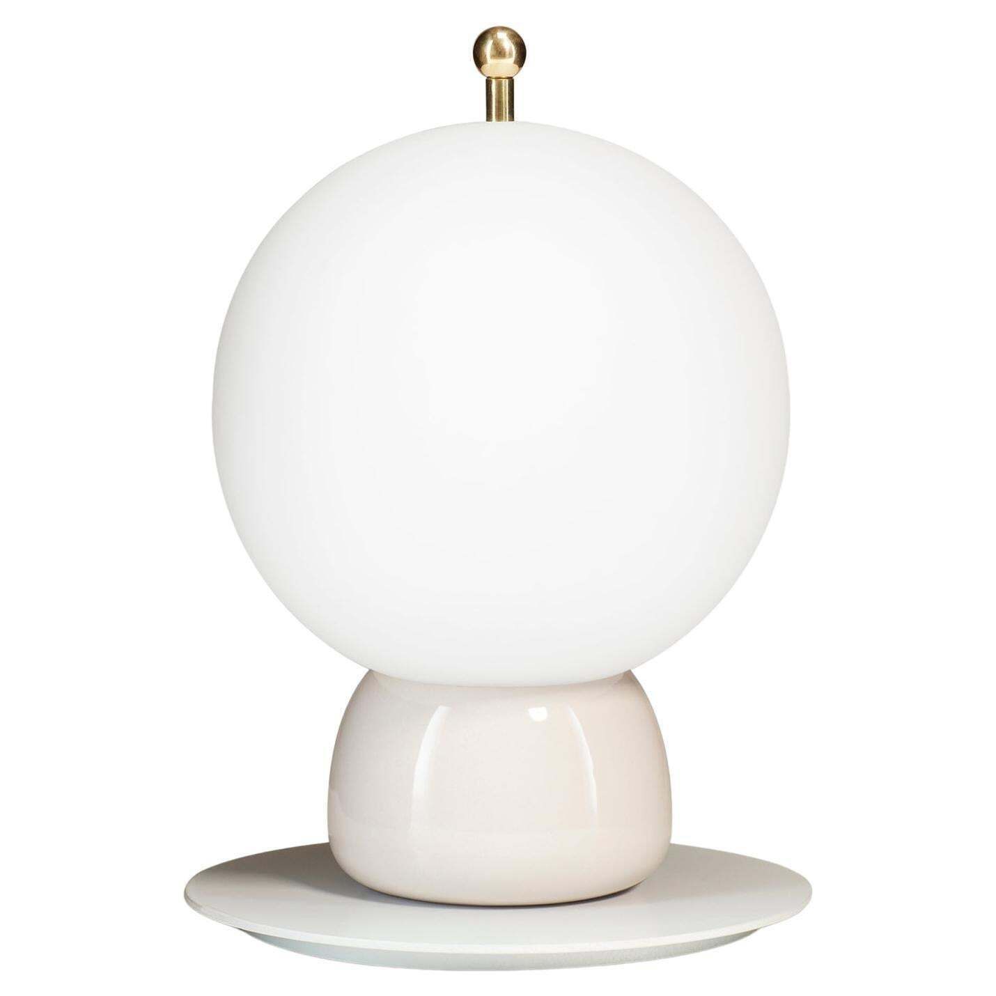 Pink Ceramic Table Lamps, Athena Model, Ini Archibong, 2018