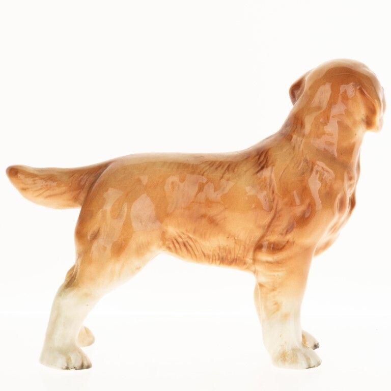 Mid Century English Ceramic Pottery Porcelain Dog Figure photo furniture