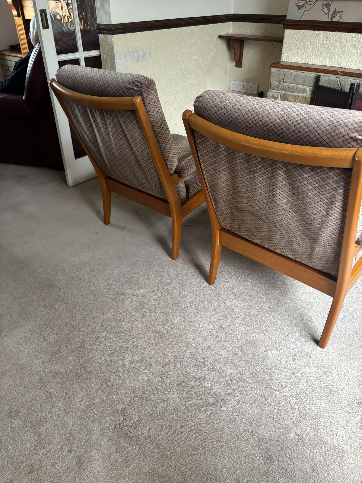 Pair Of Cintique 1970s Reading/ Fireside Chairs photo 100.0