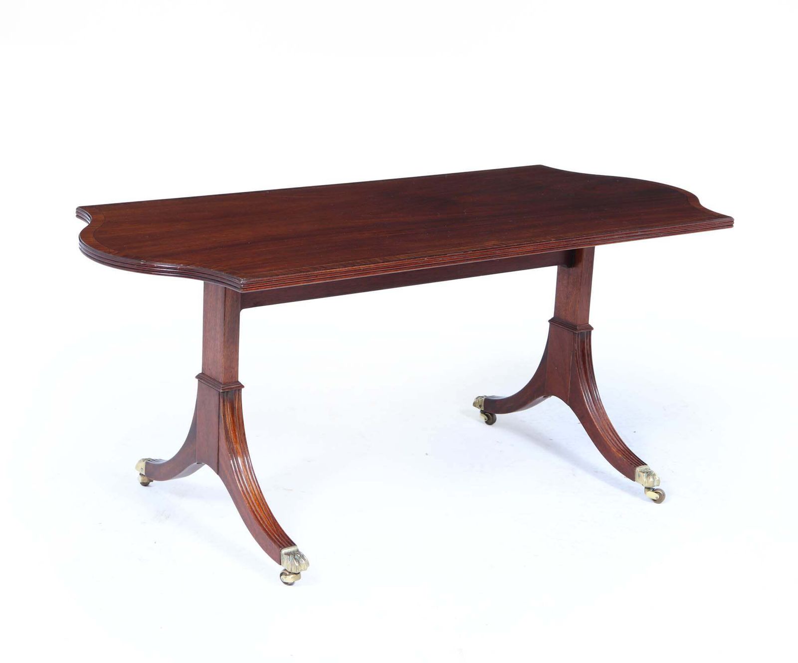 William Tillman Mahogany Coffee Table With Sabre Legs, C. 1960s photo for sale
