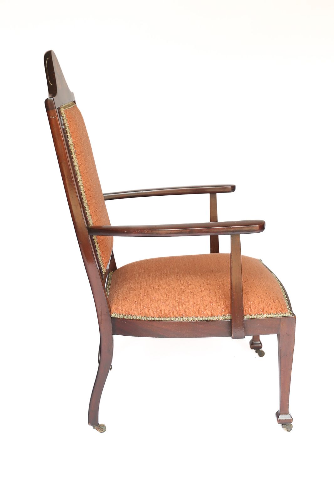 Art Nouveau Movement  Mahogany Elbow Chair photo buy