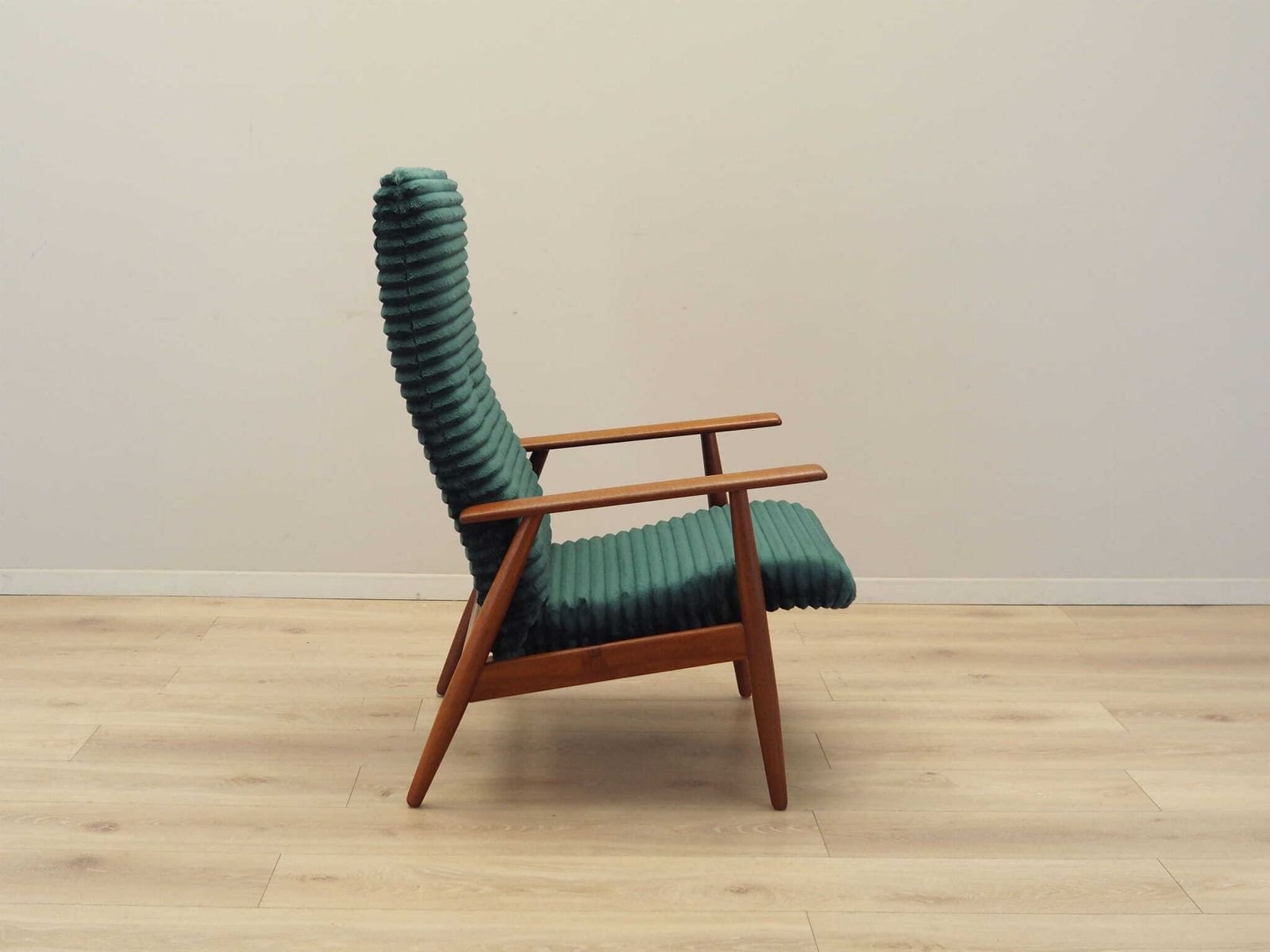 Velour Armchair, Danish Design, 1970s, Production: Denmark photo vintage