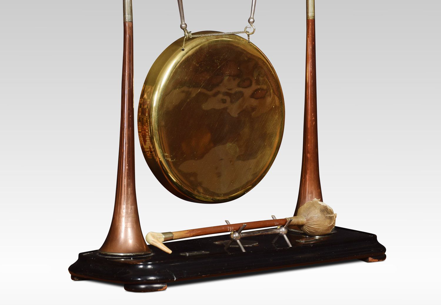 Late Victorian Hunting Novelty Dinner Gong photo for sale
