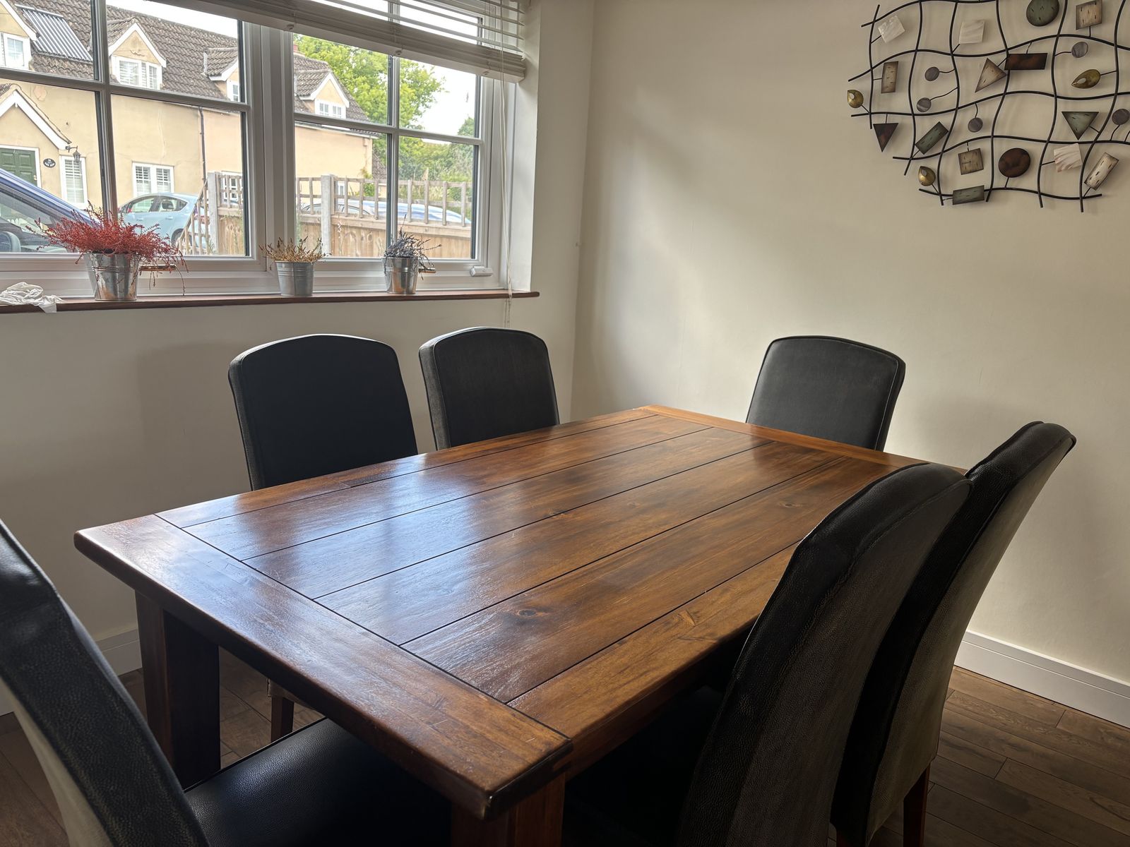 6 Seater, Solid   Wood Dining Table And Chairs From Furniture Village photo furniture