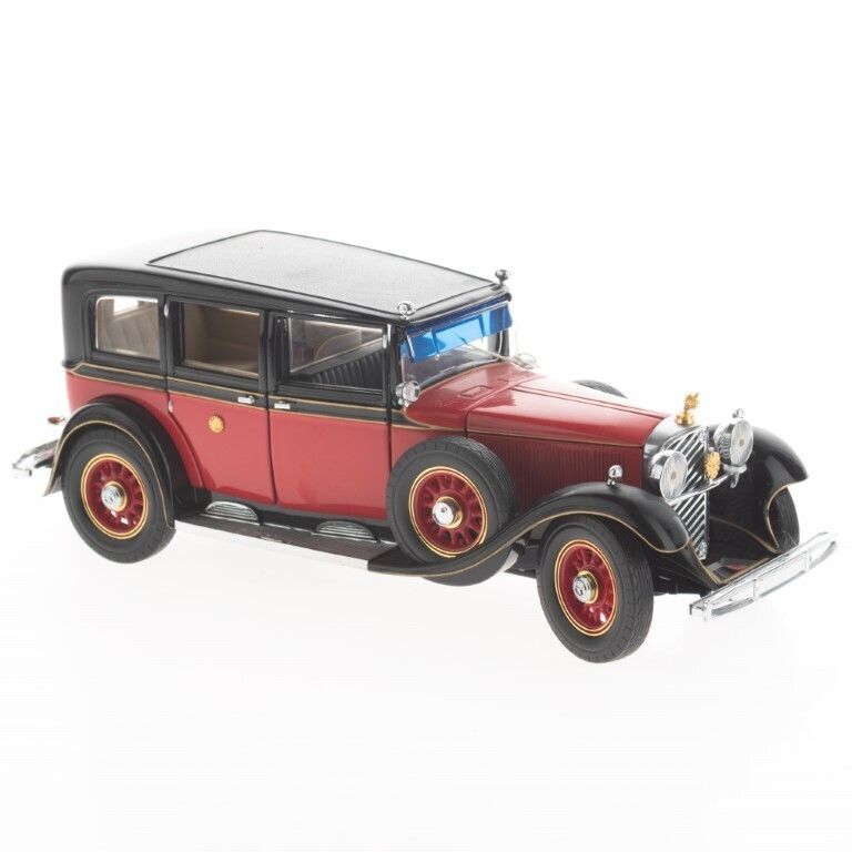 1:24 Scale 1935 Red Mercedes Benz 770k Diecast Franklin Mint Precision Model Vehicle